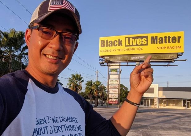 Nguyen Le supporting Black Lives Matter