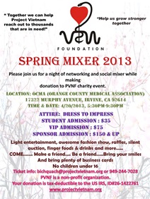 Project Vietnam Foundation Spring Mixer 2013