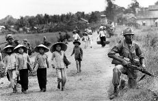 An American soldier in Vietnam