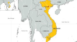 Map of Vietnam