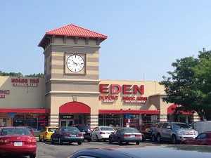 The main building in Eden Center. The adjacent structure is called "Saigon East."