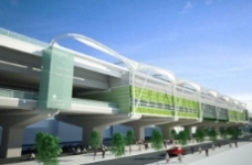 Proposed elevated station