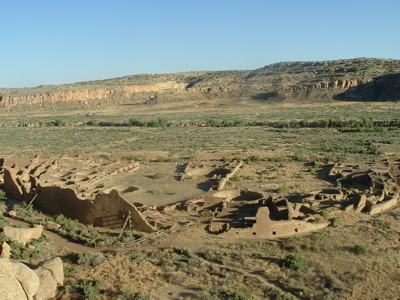 Pueblo Bonito at Chaco Canyon