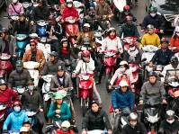 Motorbikes overcrowding
