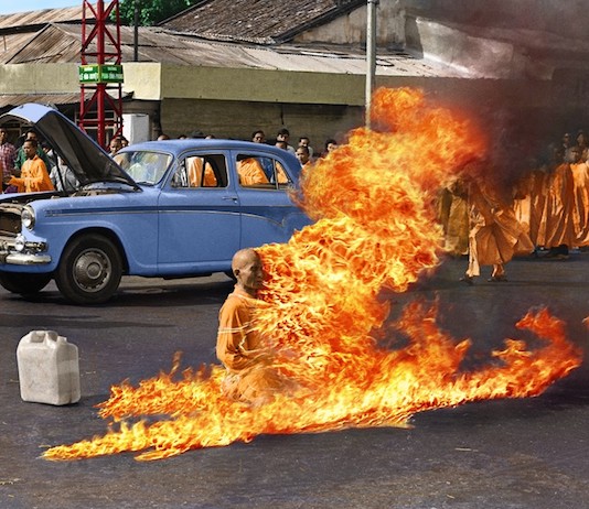 Sur Thích Quảng Đức, Bà Đặng Thị Kim Liêng et l’Auto-Immolation