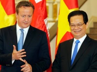 David Cameron and Nguyen Tan Dung