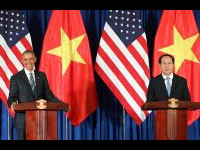 Barrack Obama and Tran Dai Quang