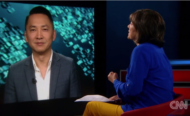 Viet Thanh Nguyen with Christine Amanpour