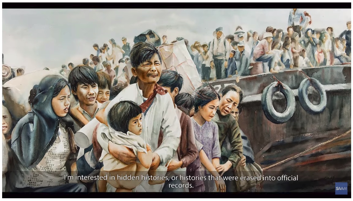 Tiffany Chung's refugees