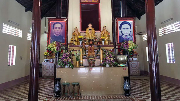 Quang Minh Tu temple in Cho Moi district of south Vietnam's An Giang province