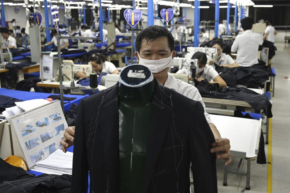 Vietnamese garment worker