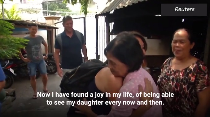 Nguyen Thi Dep reunites with daughter
